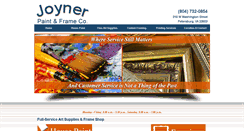 Desktop Screenshot of joynerpaint.com