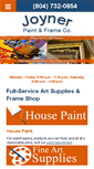Mobile Screenshot of joynerpaint.com